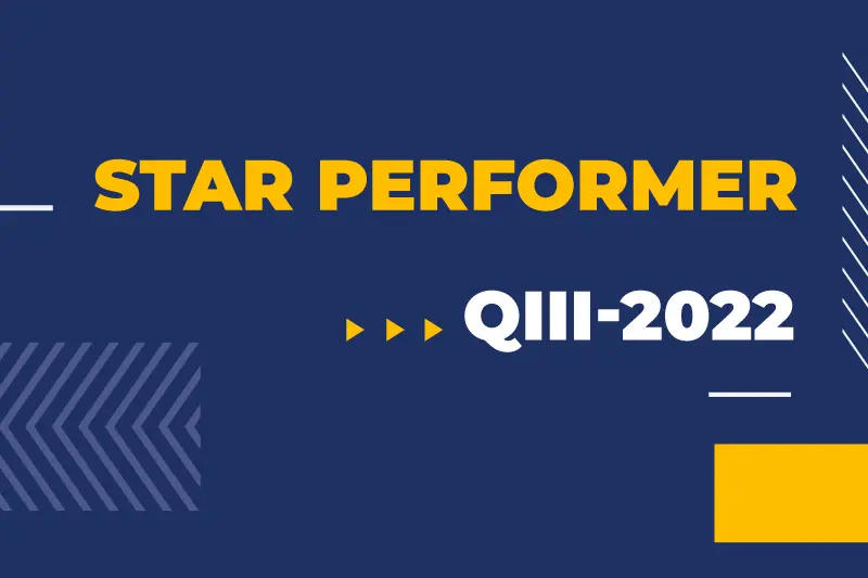 Chúc mừng 24 Star Performers của QIII/2022