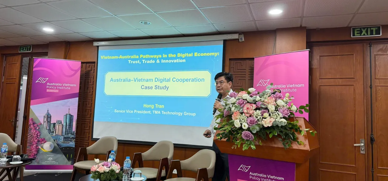 TMA chia sẻ kinh nghiệm hợp tác với doanh nghiệp Úc tại Diễn đàn AVPI Việt Nam 2025