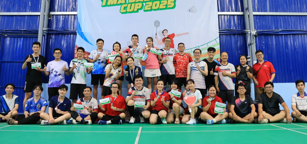 [Đại hội Thể thao - Văn nghệ TMA 2025] Chung kết Giải Cầu lông: Quả ngọt cho những chiến binh quả cảm