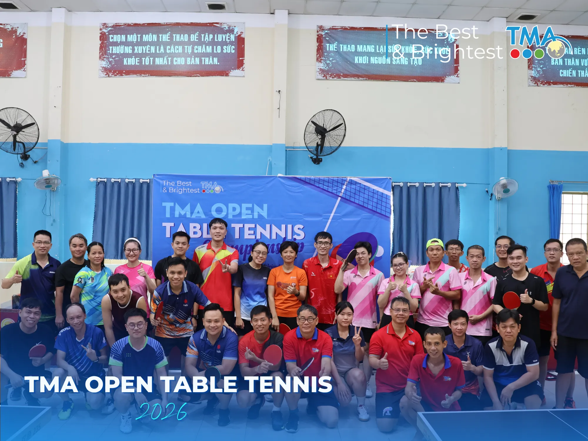 [TMA Open Table Tennis Championship 2026] Nơi kết nối những tay vợt tài năng 