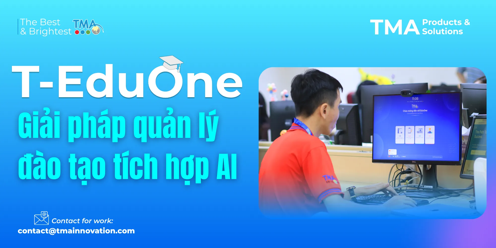  [TMA Products & Solutions] T-EduOne: Giải pháp quản lý đào tạo tích hợp AI